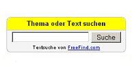 Such-Eingabemaske