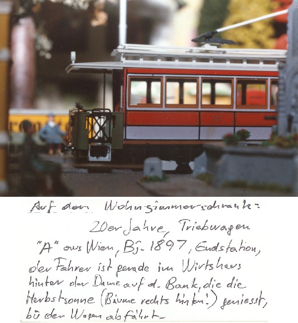 Auf dem Wohnzimmerschrank: 20er Jahre, Triebwagen 